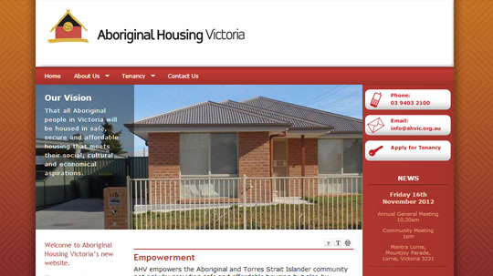 aboriginal housing victoria  home page