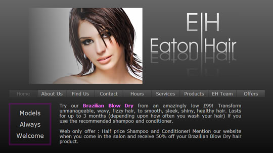 eaton hair home page
