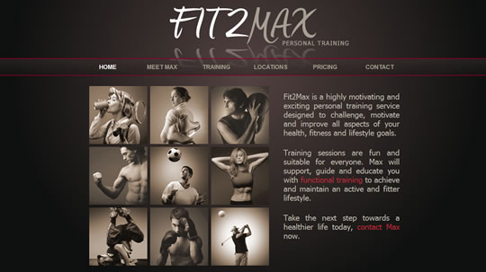 fit2max home page