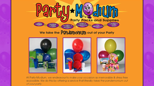 partymodium home page
