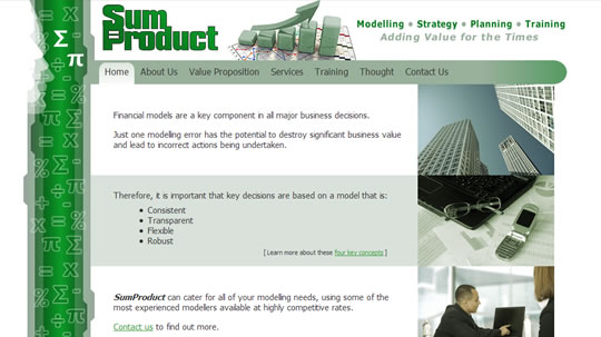 sumproduct home page